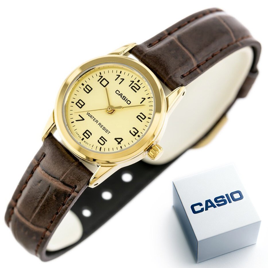 CASIO LTP-V001GL-9B MOTERŲ LAIKRODIS (zd588b) + DĖŽUTĖ - Image 11