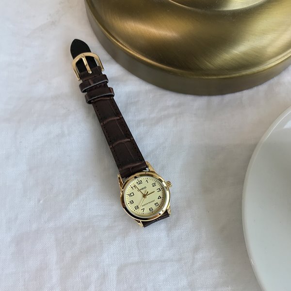 CASIO LTP-V001GL-9B MOTERŲ LAIKRODIS (zd588b) + DĖŽUTĖ - Image 7