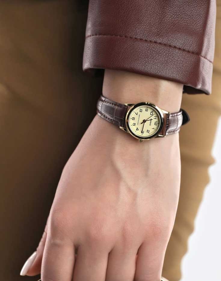 CASIO LTP-V001GL-9B MOTERŲ LAIKRODIS (zd588b) + DĖŽUTĖ - Image 8