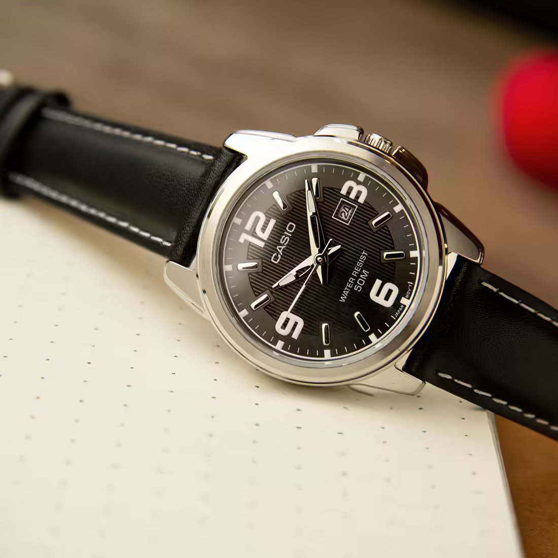 MOTERŲ LAIKRODIS CASIO LTP-1314L 8AVDF (zd575b) + DĖŽUTĖ - Image 5