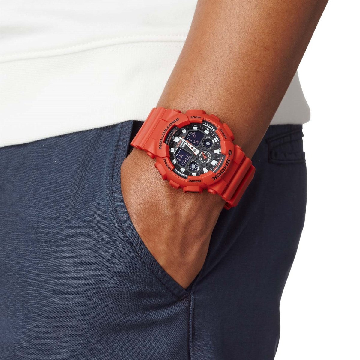 CASIO G-SHOCK VYRIŠKAS LAIKRODIS GA-100B-4AER - Image 3
