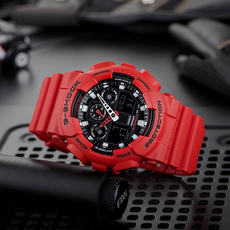 CASIO G-SHOCK VYRIŠKAS LAIKRODIS GA-100B-4AER - Image 4