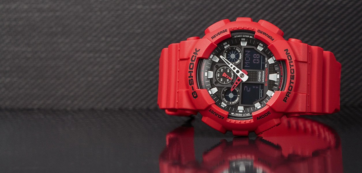 CASIO G-SHOCK VYRIŠKAS LAIKRODIS GA-100B-4AER - Image 6