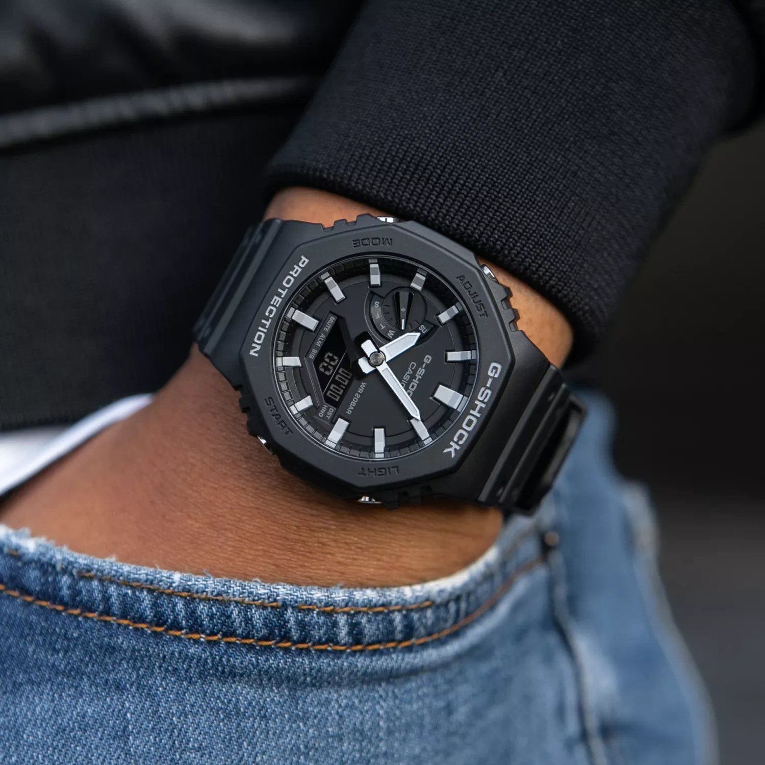 VYRIŠKI LAIKRODIS CASIO G-SHOCK OCTAGON GA-2100-1AER - Image 3