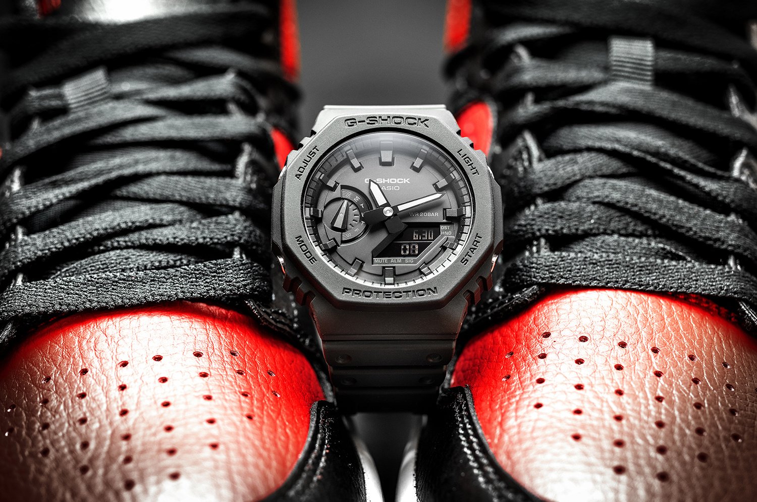 VYRIŠKI LAIKRODIS CASIO G-SHOCK OCTAGON GA-2100-1AER - Image 4