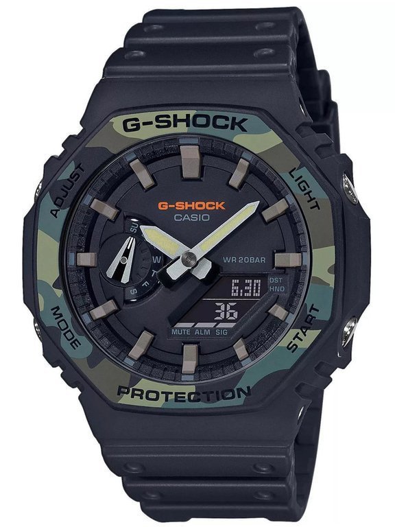 CASIO G-SHOCK OCTAGON VYRIŠKAS LAIKRODIS GA-2100SU-1AER