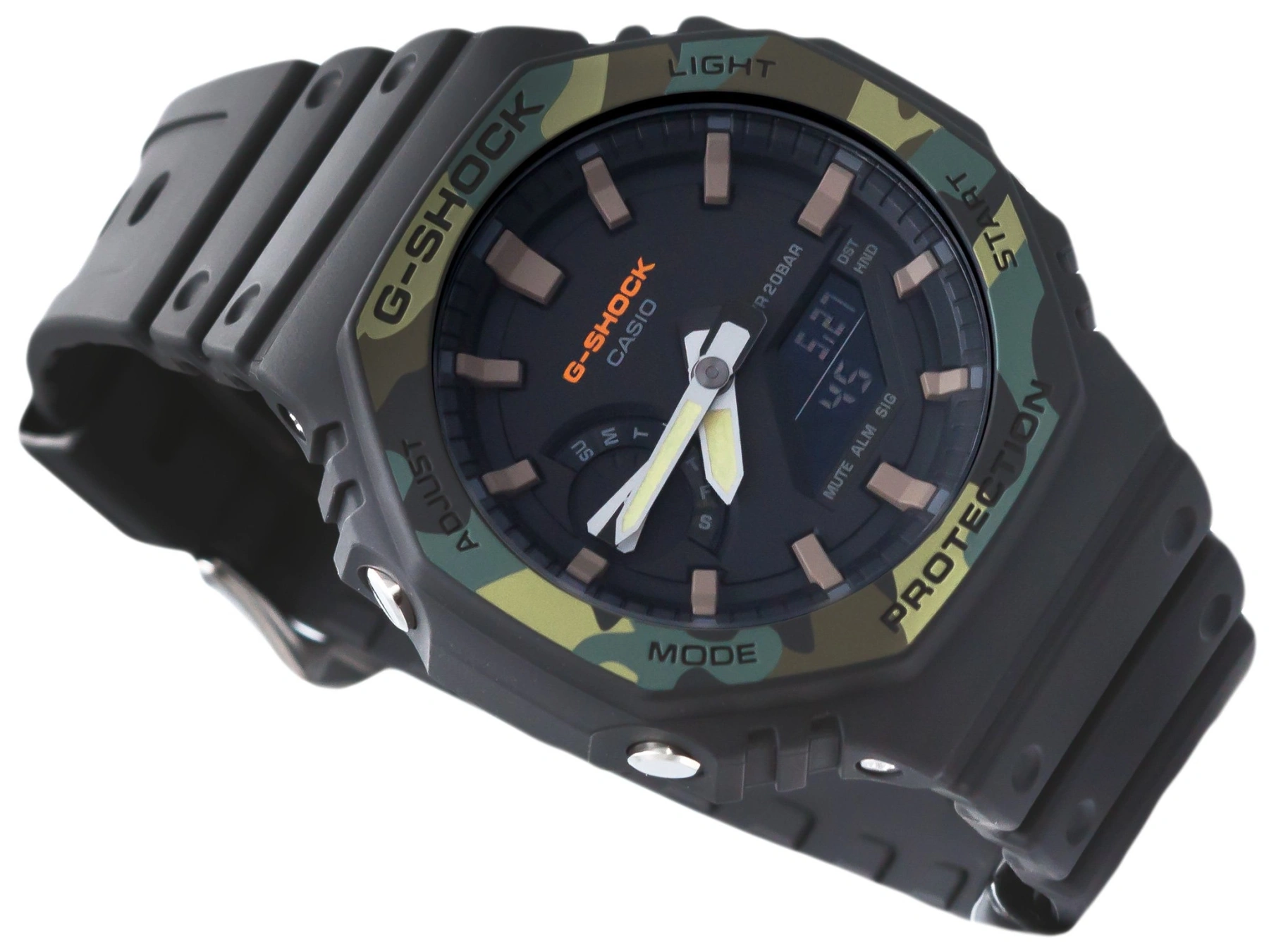 CASIO G-SHOCK OCTAGON VYRIŠKAS LAIKRODIS GA-2100SU-1AER - Image 2