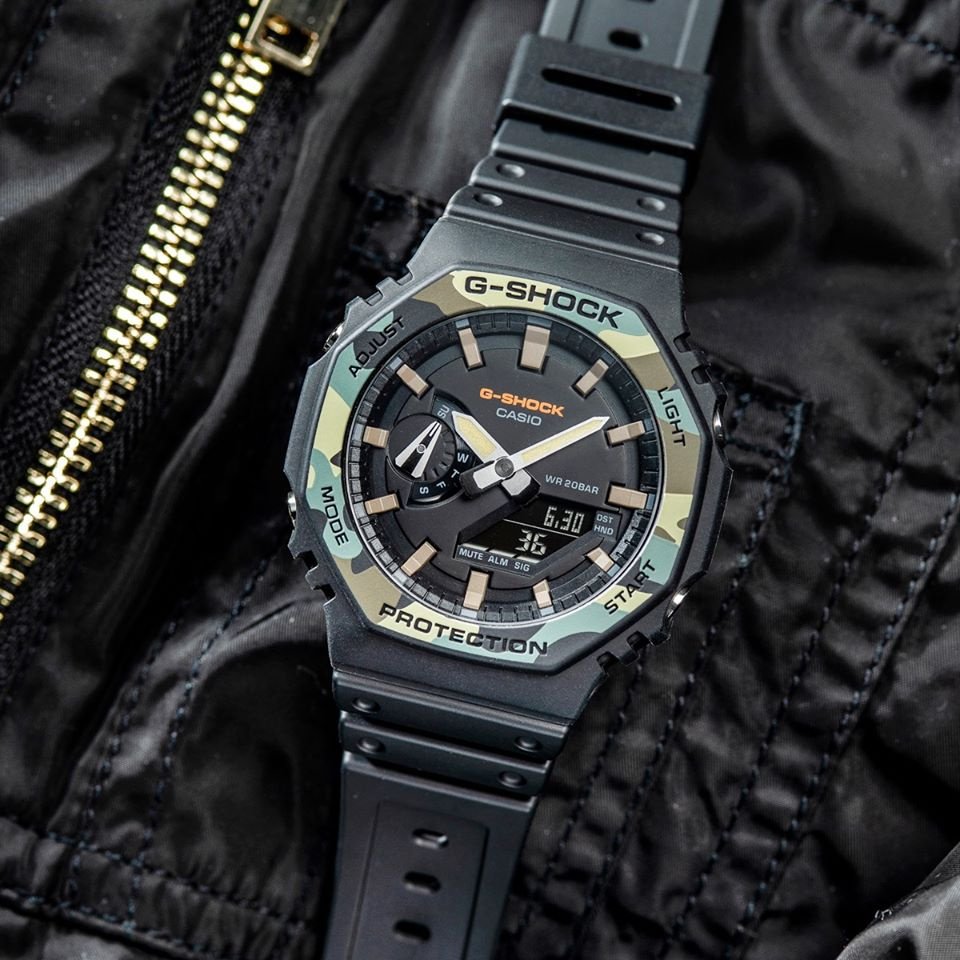 CASIO G-SHOCK OCTAGON VYRIŠKAS LAIKRODIS GA-2100SU-1AER - Image 3