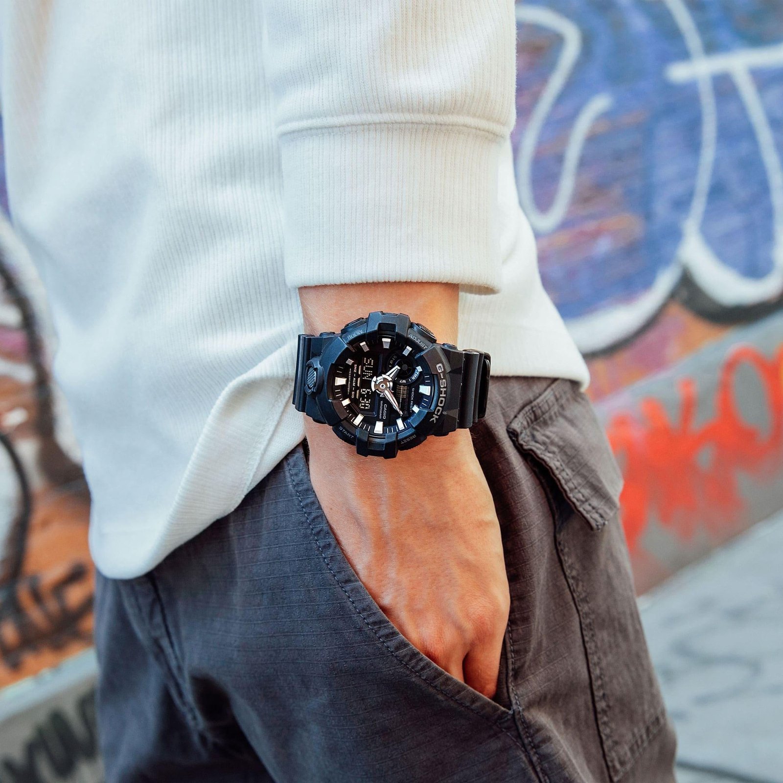 CASIO G-SHOCK VYRIŠKAS LAIKRODIS GA-700-1BER - Image 6
