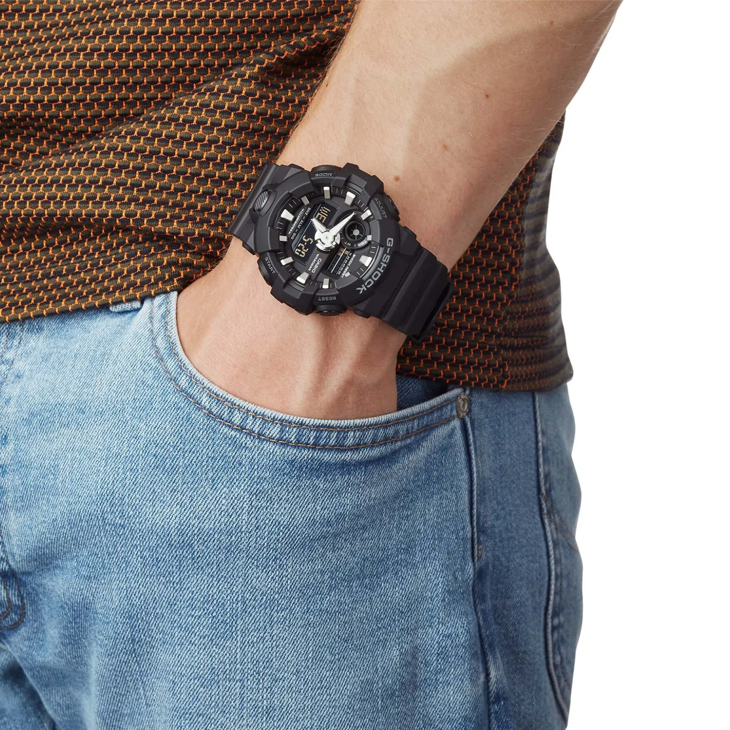 CASIO G-SHOCK VYRIŠKAS LAIKRODIS GA-700-1BER - Image 4