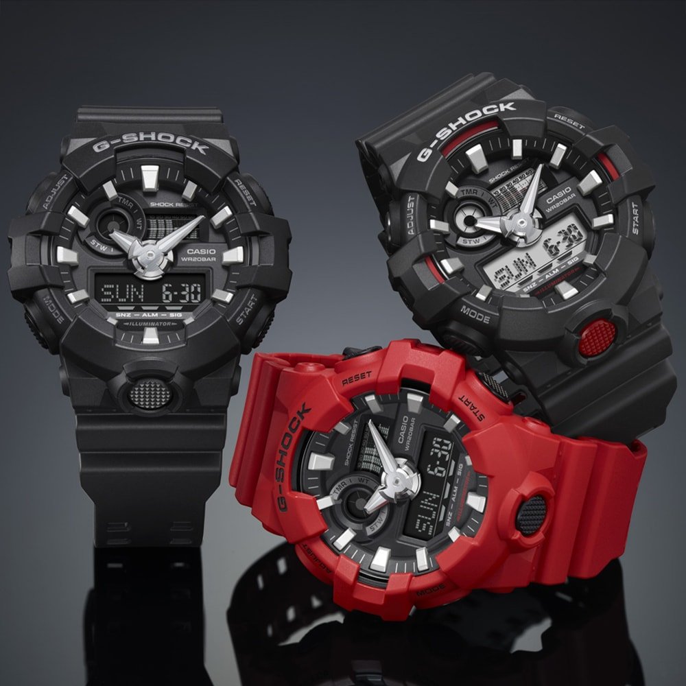 CASIO G-SHOCK VYRIŠKAS LAIKRODIS GA-700-1BER - Image 7