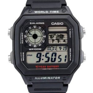 CASIO VYRIŠKAS LAIKRODIS AE-1200WH-1AVCF (zd146a) + DĖŽUTĖ
