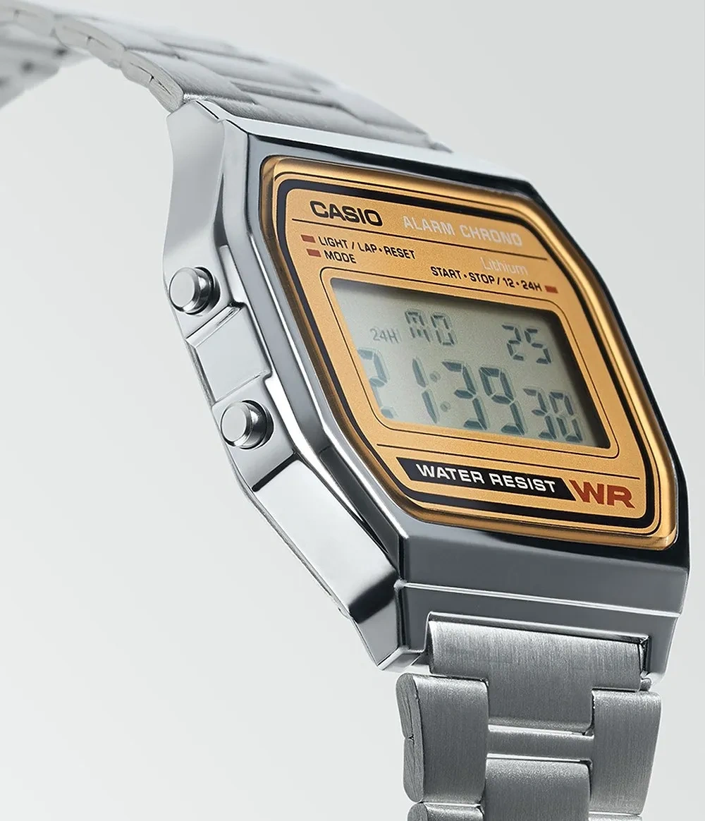 VYRIŠKAS LAIKRODIS CASIO A158WEA-9 (zd093b) – KLASIKA + DĖŽUTĖ - Image 7