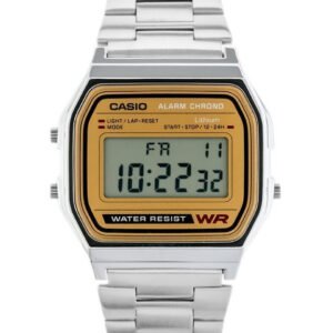 VYRIŠKAS LAIKRODIS CASIO A158WEA-9 (zd093b) – KLASIKA + DĖŽUTĖ