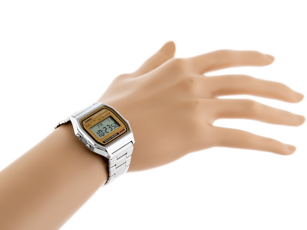 VYRIŠKAS LAIKRODIS CASIO A158WEA-9 (zd093b) – KLASIKA + DĖŽUTĖ - Image 5