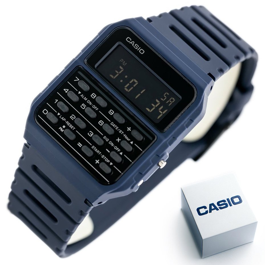 CASIO VINTAGE CA-53WF-2B VYRIŠKAS LAIKRODIS (zd148b) + DĖŽUTĖ - Image 11