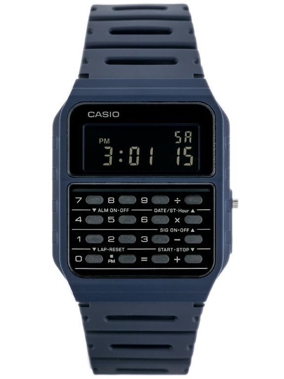 CASIO VINTAGE CA-53WF-2B VYRIŠKAS LAIKRODIS (zd148b) + DĖŽUTĖ