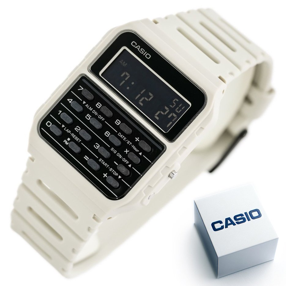 CASIO VINTAGE CA-53WF-8B VYRIŠKAS LAIKRODIS (zd148d) + DĖŽUTĖ - Image 11