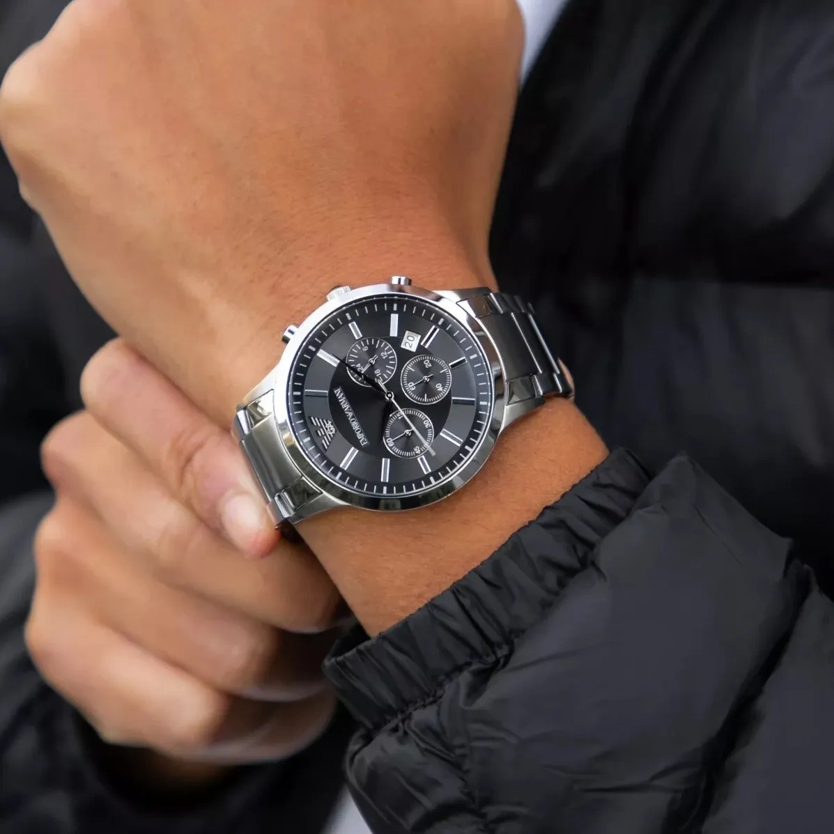 VYRIŠKAS LAIKRODIS EMPORIO ARMANI AR2460 - RENATO (zi002a) - Image 7