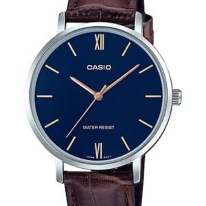 CASIO MOTERŲ LAIKRODIS LTP-VT01L-2B + DĖŽUTĖ
