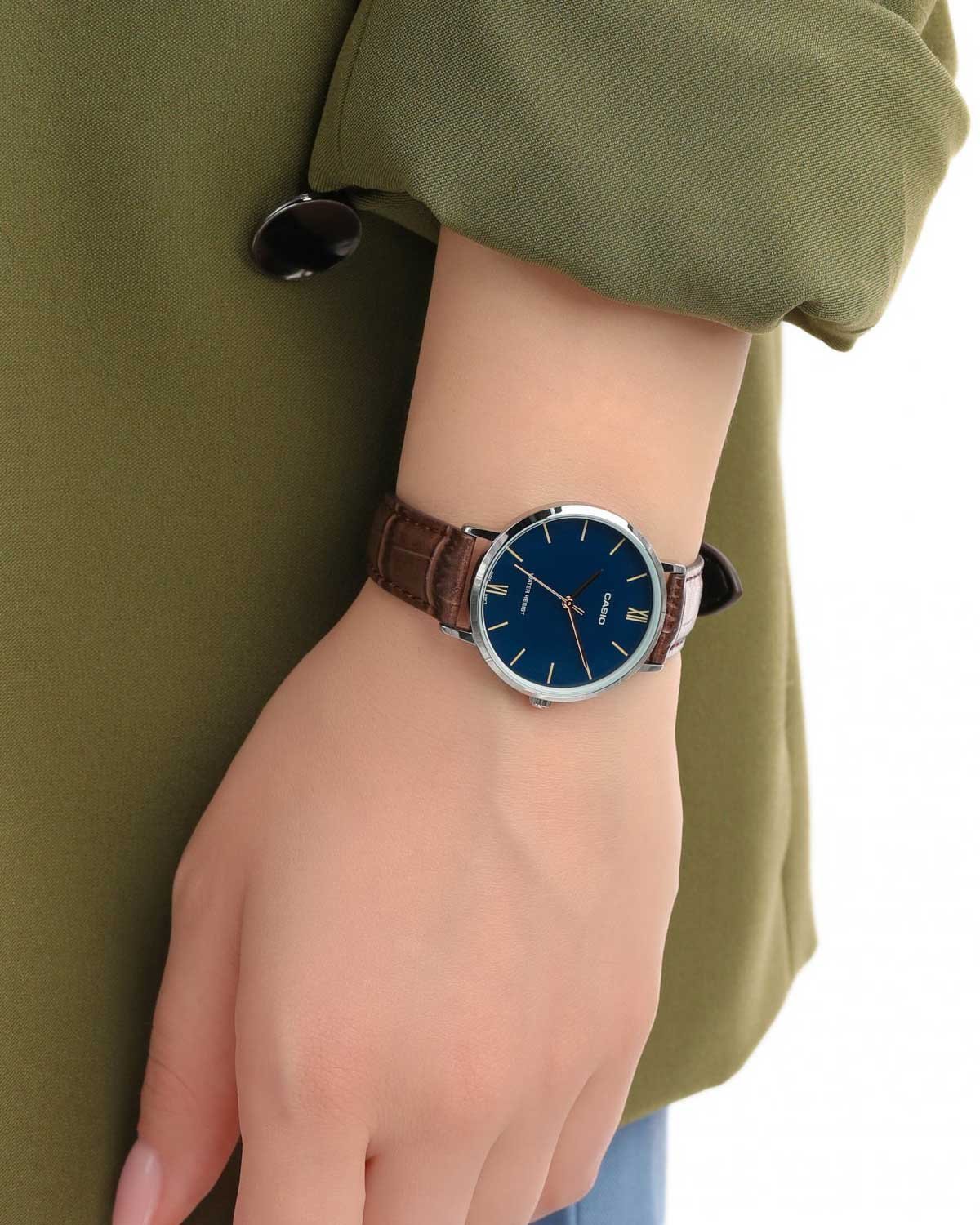 CASIO MOTERŲ LAIKRODIS LTP-VT01L-2B + DĖŽUTĖ - Image 5