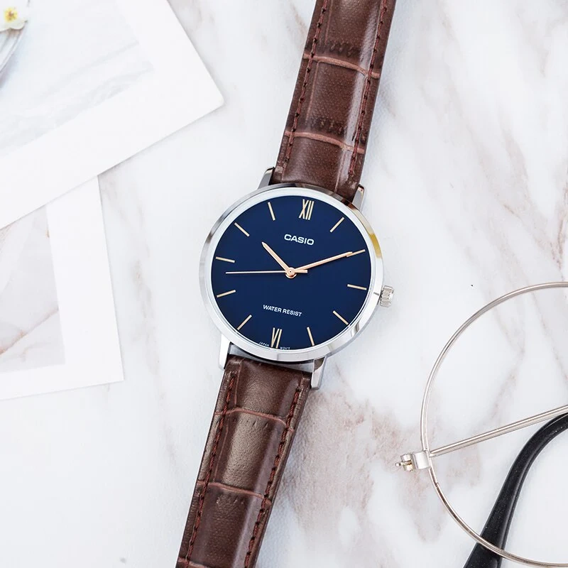 CASIO MOTERŲ LAIKRODIS LTP-VT01L-2B + DĖŽUTĖ - Image 4