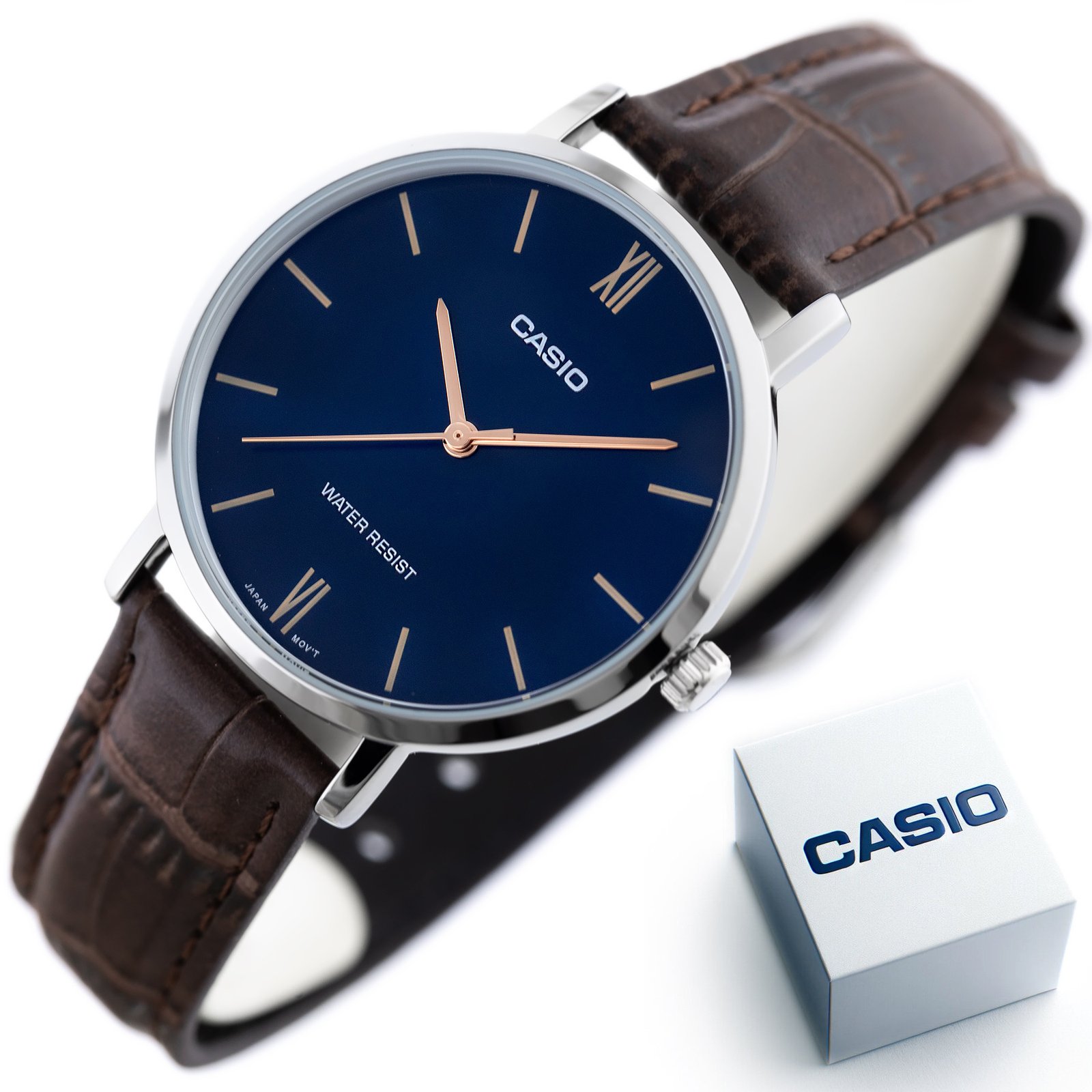CASIO MOTERŲ LAIKRODIS LTP-VT01L-2B + DĖŽUTĖ - Image 8