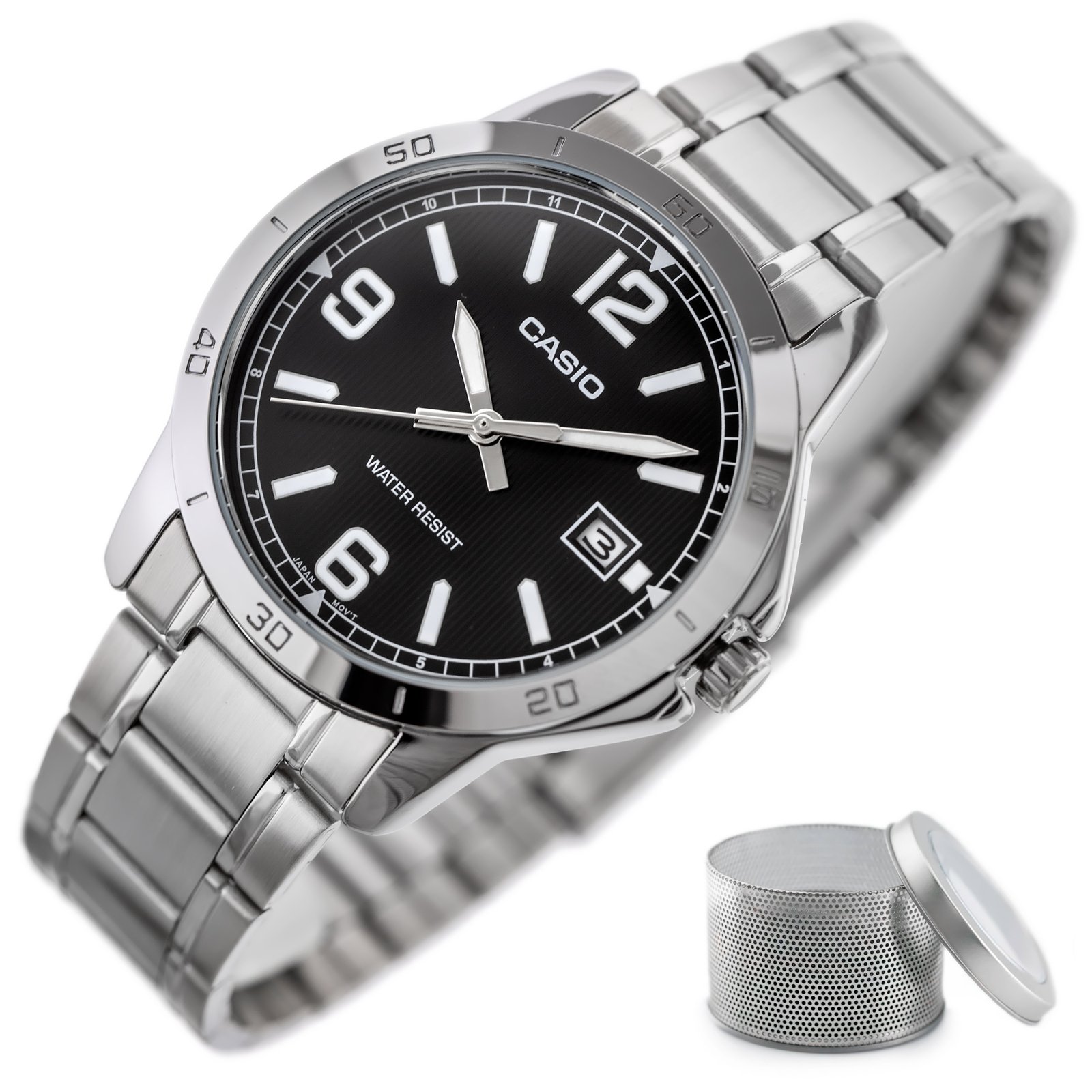 CASIO VYRIŠKAS LAIKRODIS MTP-V004D-1B2 (zd047f) + DĖŽUTĖ - Image 9