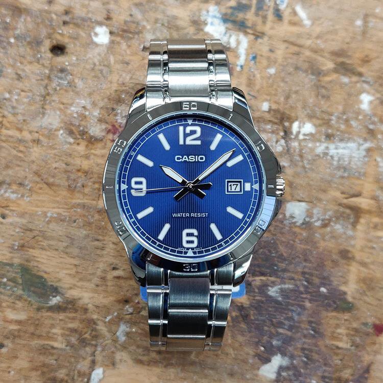 CASIO VYRIŠKAS LAIKRODIS MTP-V004D-2B (zd047g) + DĖŽUTĖ - Image 6