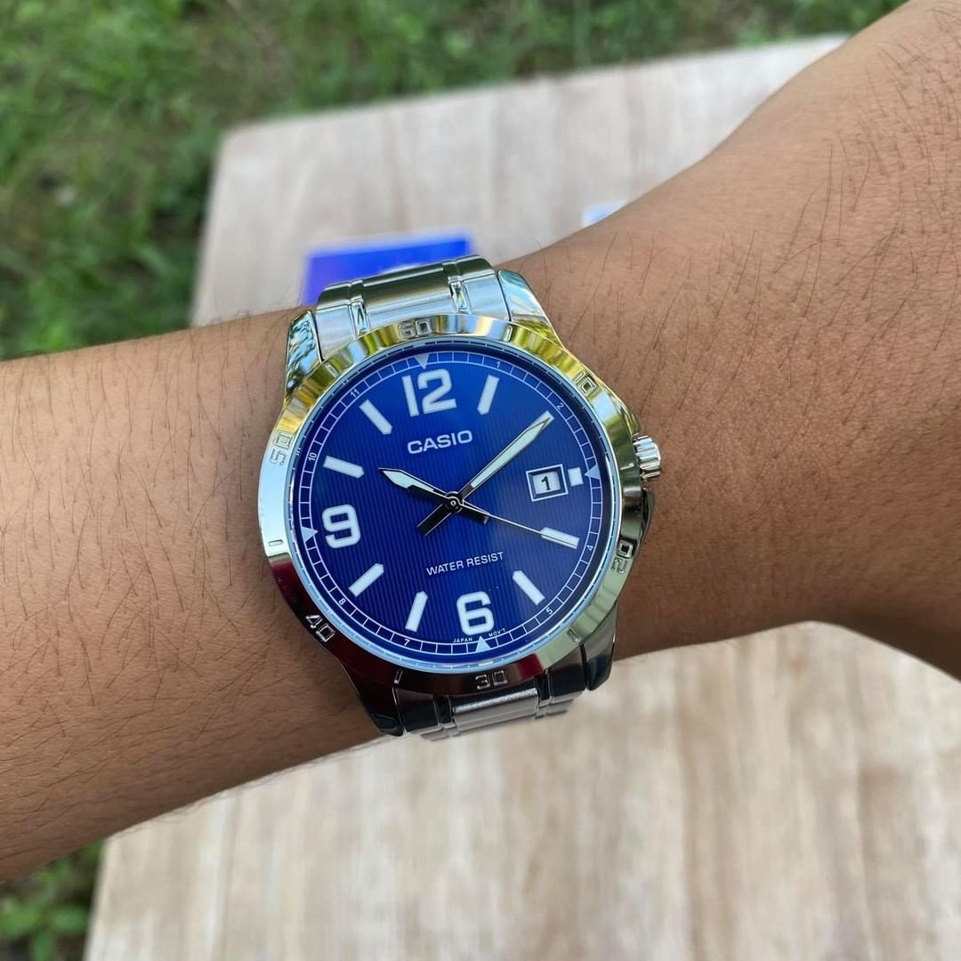 CASIO VYRIŠKAS LAIKRODIS MTP-V004D-2B (zd047g) + DĖŽUTĖ - Image 7