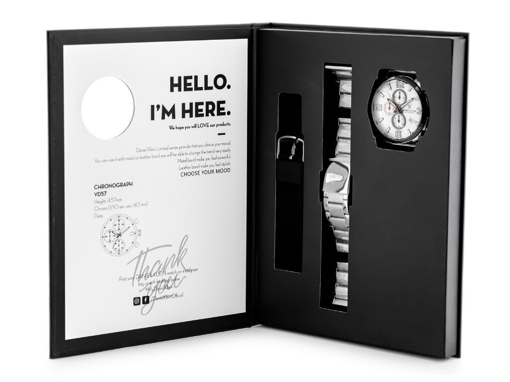 DANIEL KLEIN DK12886-1 dovanų rinkinys – CHRONOGRAF