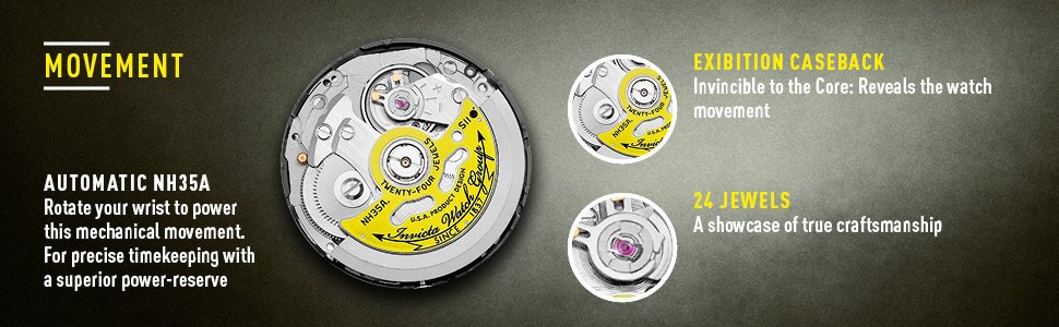Vyriškas laikrodis INVICTA DIVER PROFESSIONAL 30094 – AUTOMAT WR200, korpusas 42 mm – 9
