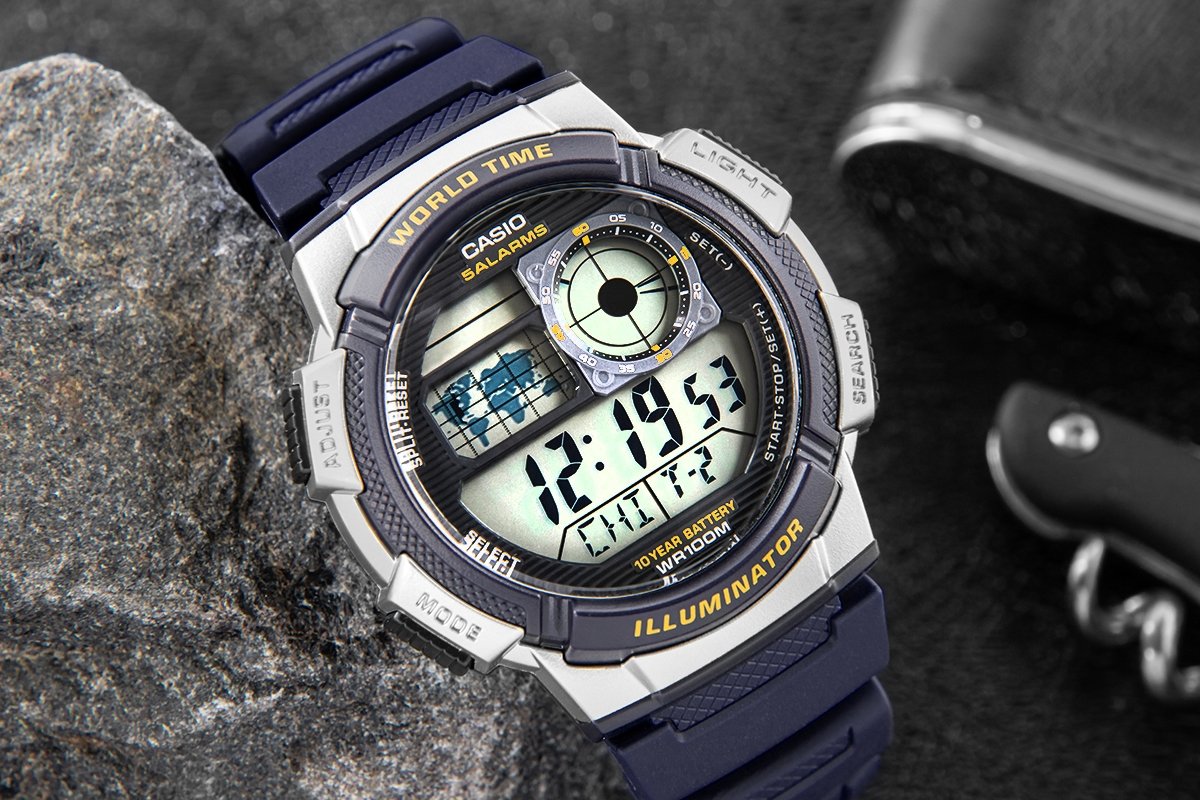 Vyriškas laikrodis CASIO AE-1000W-2AVDF - Image 6