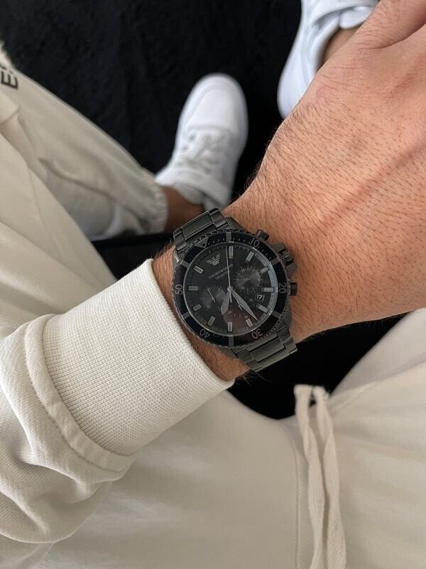 EMPORIO ARMANI AR11363 DIVER VYRIŠKAS LAIKRODIS (zi035a) + DĖŽUTĖ - Image 8