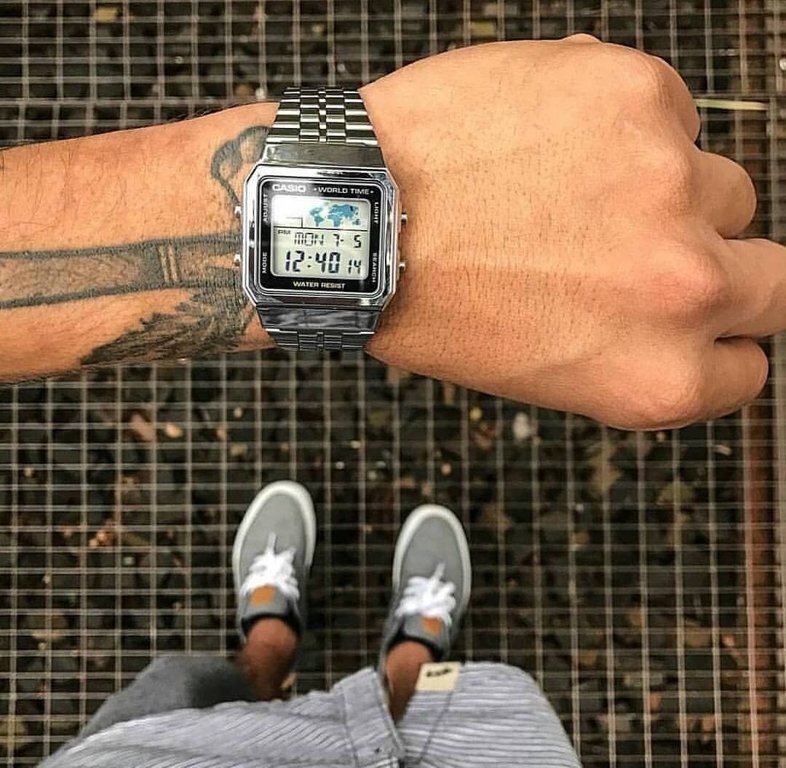 CASIO VINTAGE VYRIŠKAS LAIKRODIS A500WA-7 (zd158b) + DĖŽUTĖ - Image 6