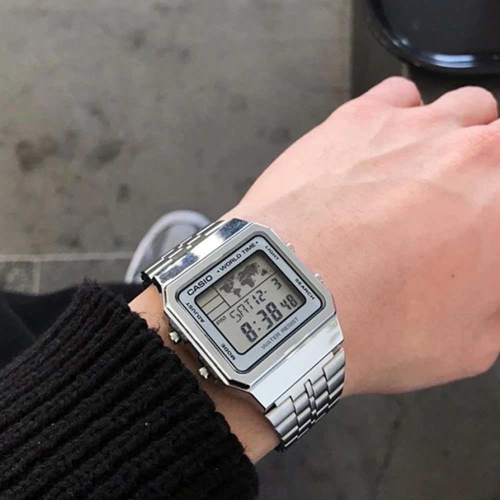 CASIO VINTAGE VYRIŠKAS LAIKRODIS A500WA-7 (zd158b) + DĖŽUTĖ - Image 8