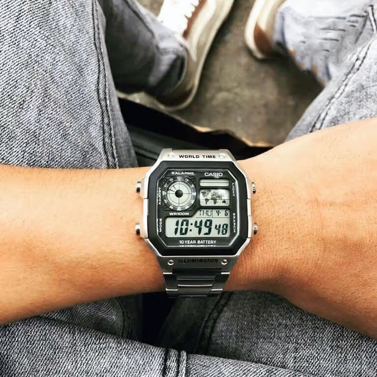 CASIO VYRIŠKAS LAIKRODIS AE-1200WHD-1A (zd159a) + DĖŽUTĖ - Image 11