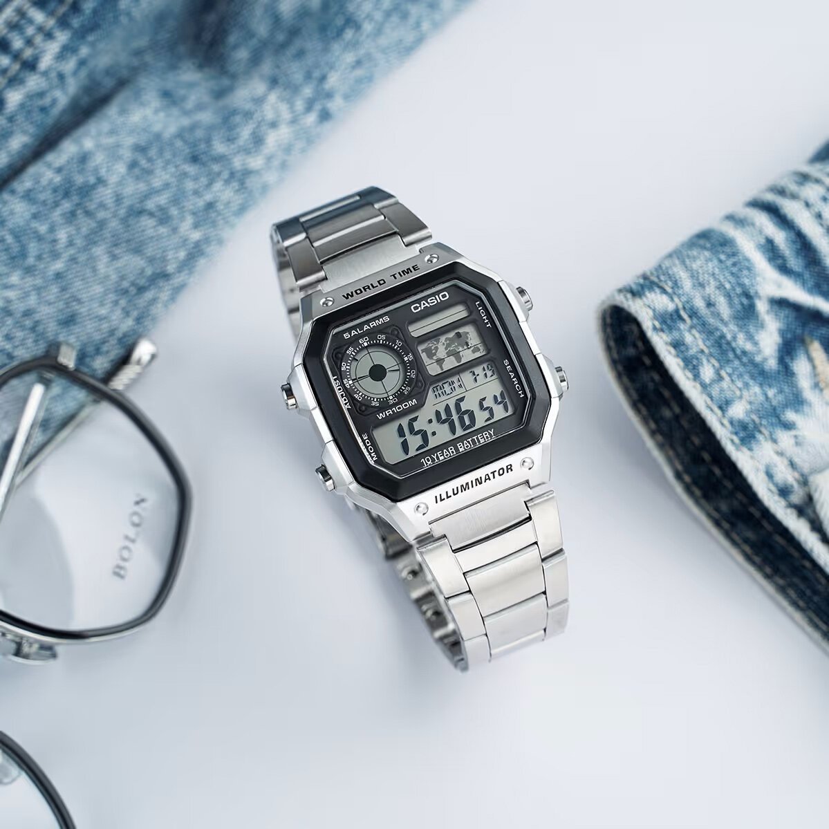 CASIO VYRIŠKAS LAIKRODIS AE-1200WHD-1A (zd159a) + DĖŽUTĖ - Image 6