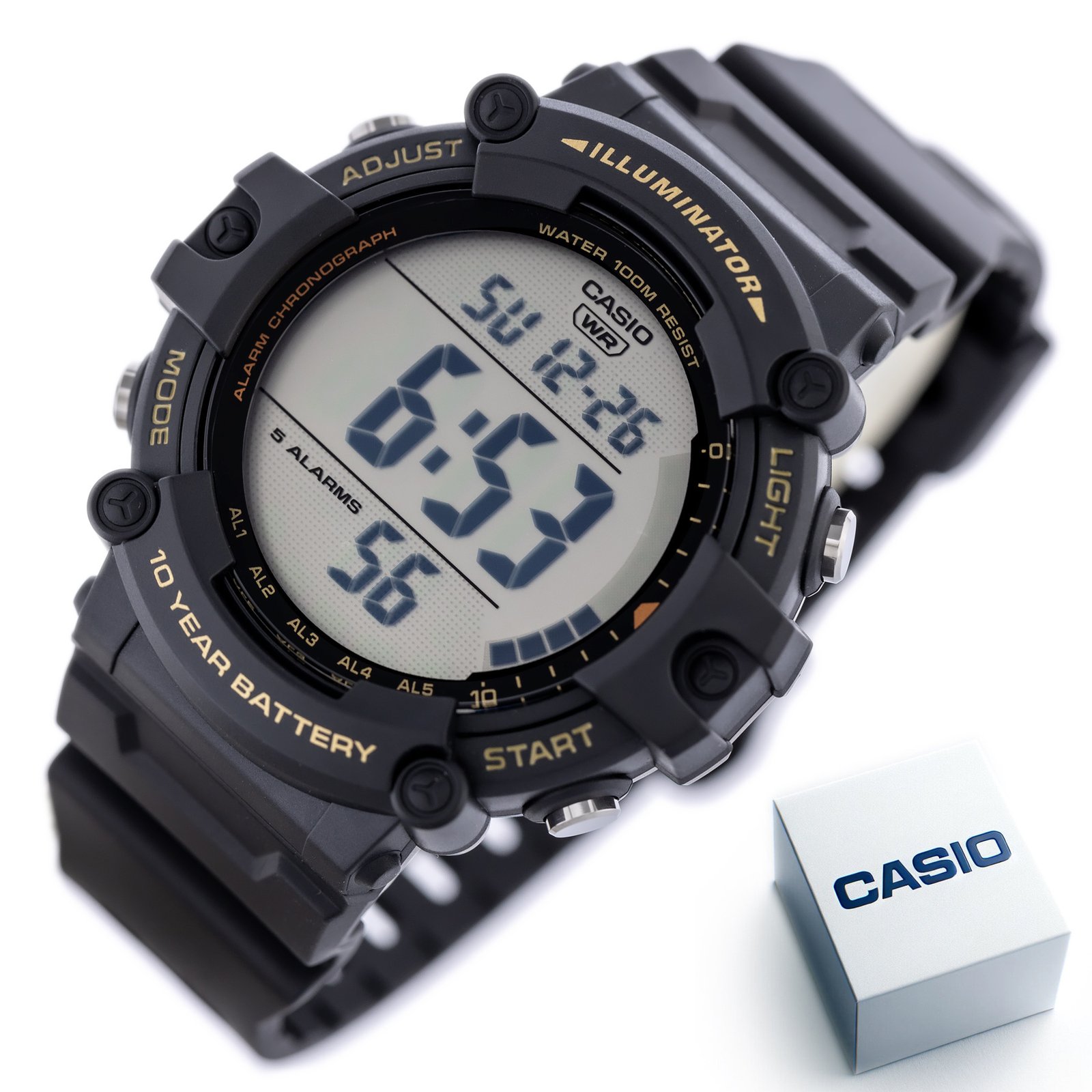 VYRIŠKAS LAIKRODIS CASIO AE-1500WHX-1A + DĖŽUTĖ - Image 9