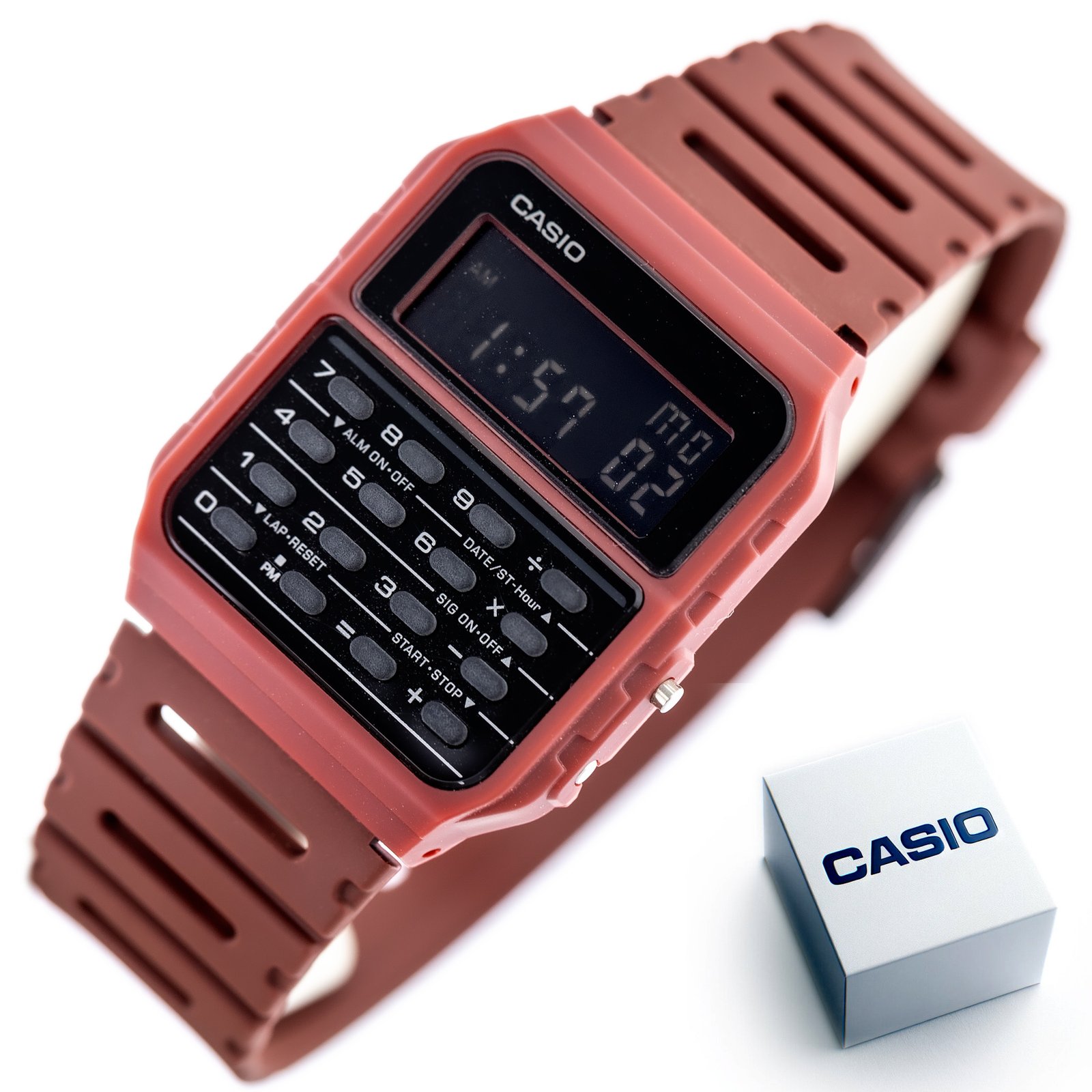 VYRIŠKI LAIKRODIS CASIO VINTAGE CA-53WF-4BEF (zd148e) + DĖŽUTĖ - Image 8