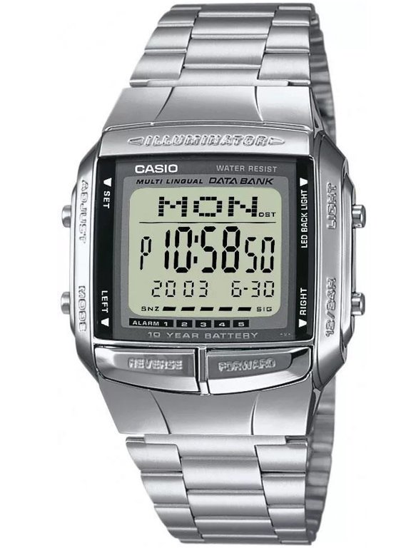 CASIO DATABANK VYRIŠKAS LAIKRODIS DB-360-1A (zd161a) + DĖŽUTĖ
