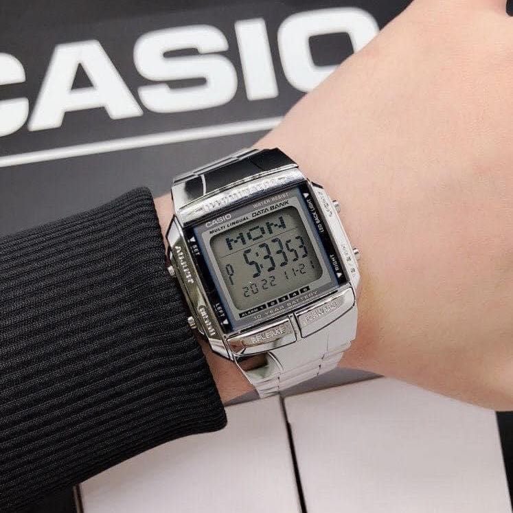 CASIO DATABANK VYRIŠKAS LAIKRODIS DB-360-1A (zd161a) + DĖŽUTĖ - Image 9