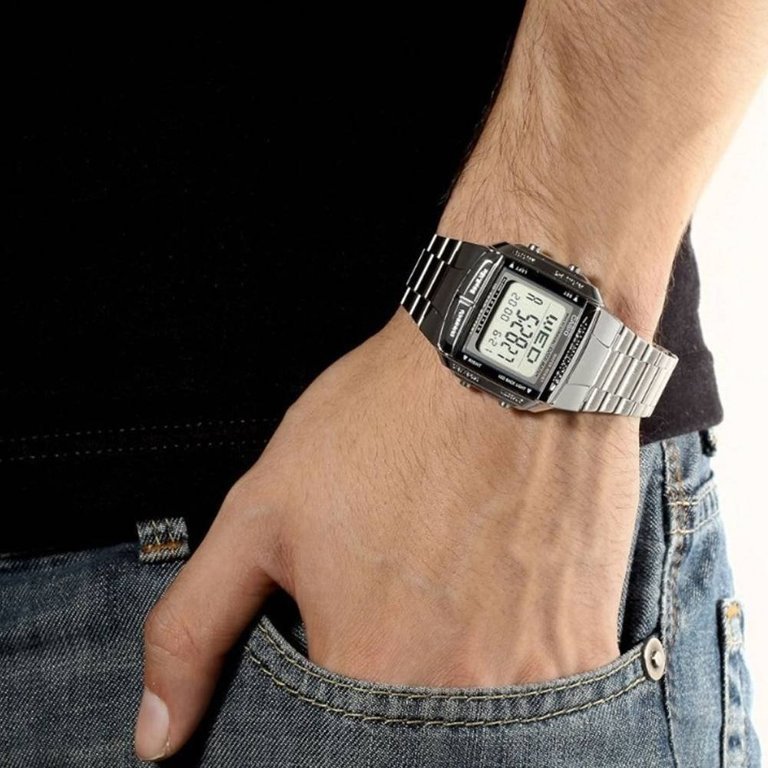 CASIO DATABANK VYRIŠKAS LAIKRODIS DB-360-1A (zd161a) + DĖŽUTĖ - Image 7