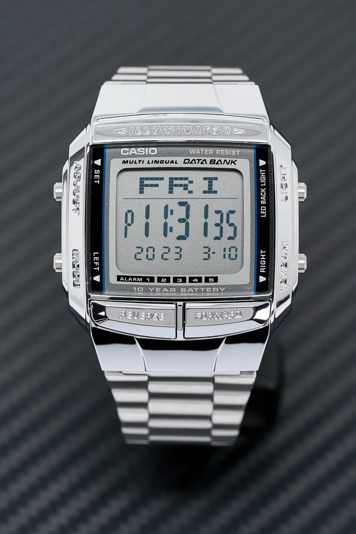 CASIO DATABANK VYRIŠKAS LAIKRODIS DB-360-1A (zd161a) + DĖŽUTĖ - Image 10