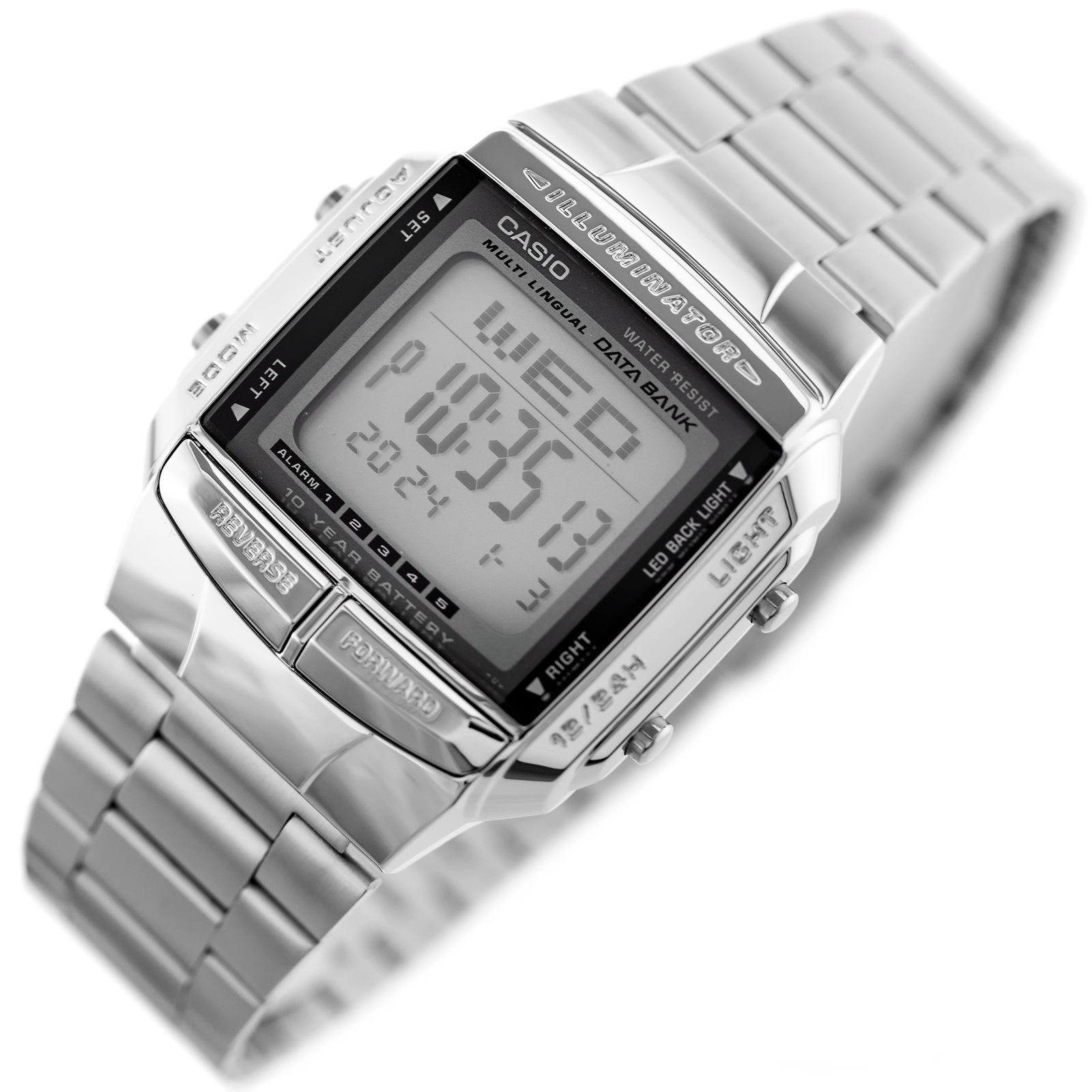 CASIO DATABANK VYRIŠKAS LAIKRODIS DB-360-1A (zd161a) + DĖŽUTĖ - Image 2