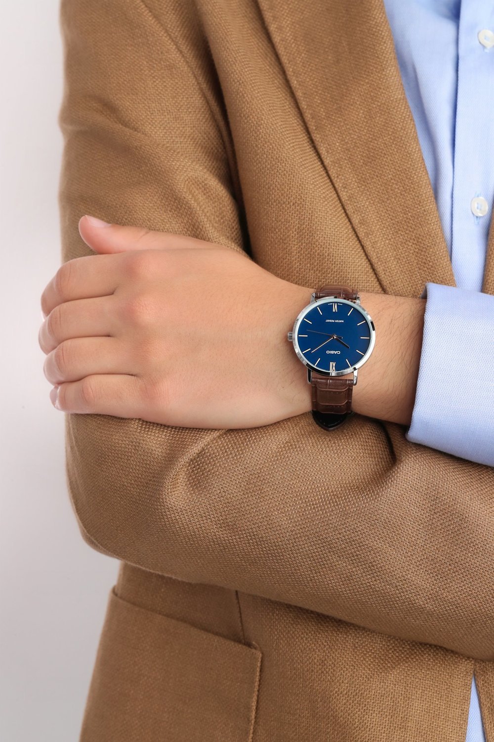 CASIO MTP-VT01L-2B VYRIŠKAS LAIKRODIS + DĖŽUTĖ - Image 6