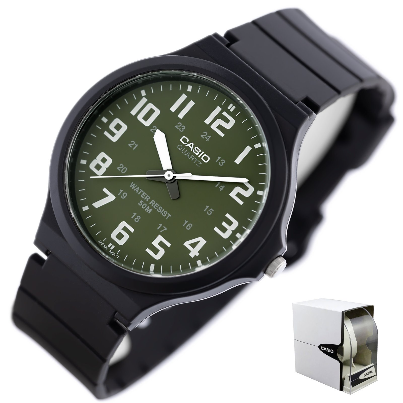 CASIO VYRIŠKAS LAIKRODIS MW-240-3B (zd166e) – CLASSIC + DĖŽUTĖ - Image 8