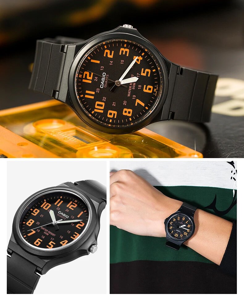 VYRIŠKI LAIKRODIS CASIO MW-240-4B (zd166f) - KLASIKA + DĖŽUTĖ - Image 5