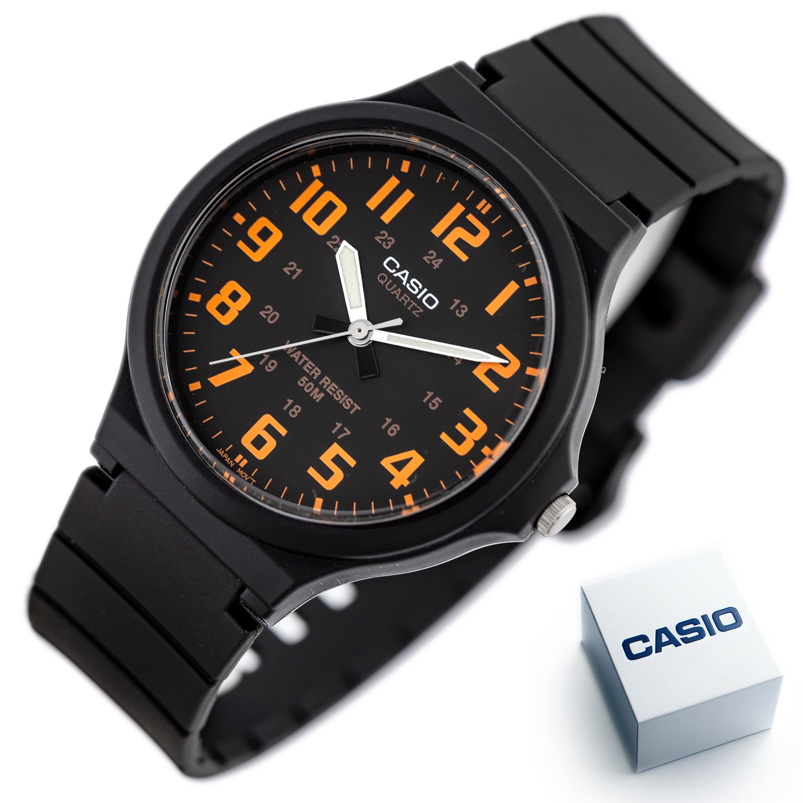 VYRIŠKI LAIKRODIS CASIO MW-240-4B (zd166f) - KLASIKA + DĖŽUTĖ - Image 10