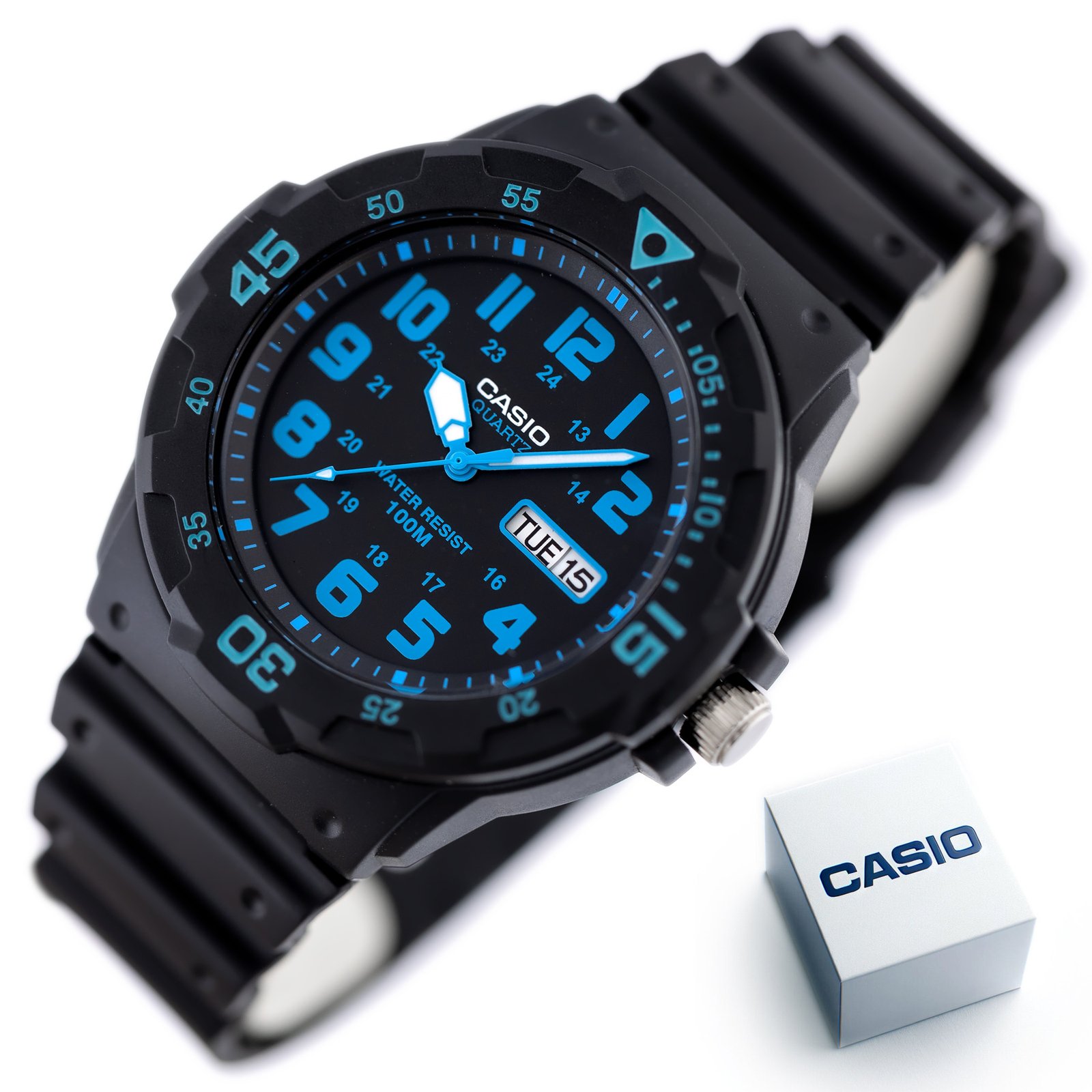 VYRIŠKI LAIKRODIS CASIO MRW-200H-2B (zd147c) + DĖŽUTĖ - Image 8